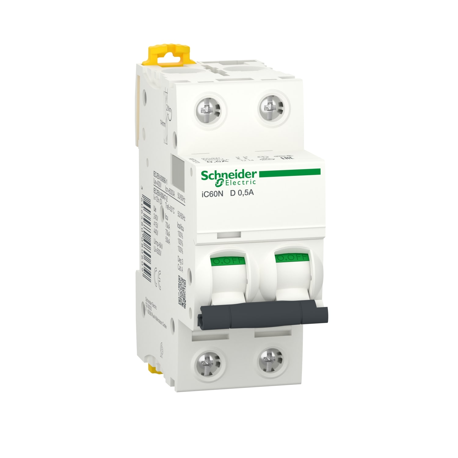 SCHNEIDER ELECTRIC - SNRA9F75270 IC60N 2P D 0,5A 6000A