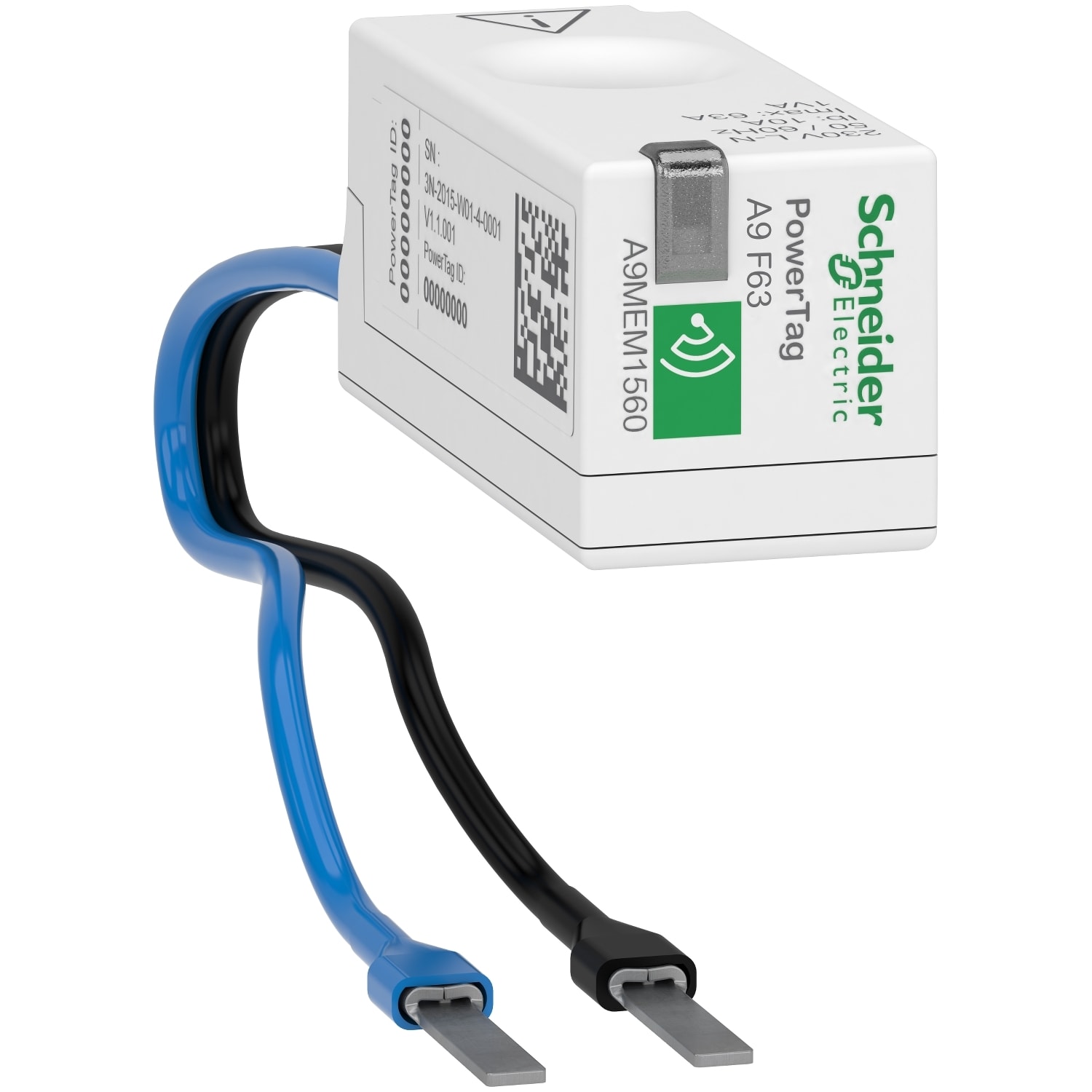 SCHNEIDER ELECTRIC - SNRA9MEM1560 PowerTag wireless F63A 1PN monte valle
