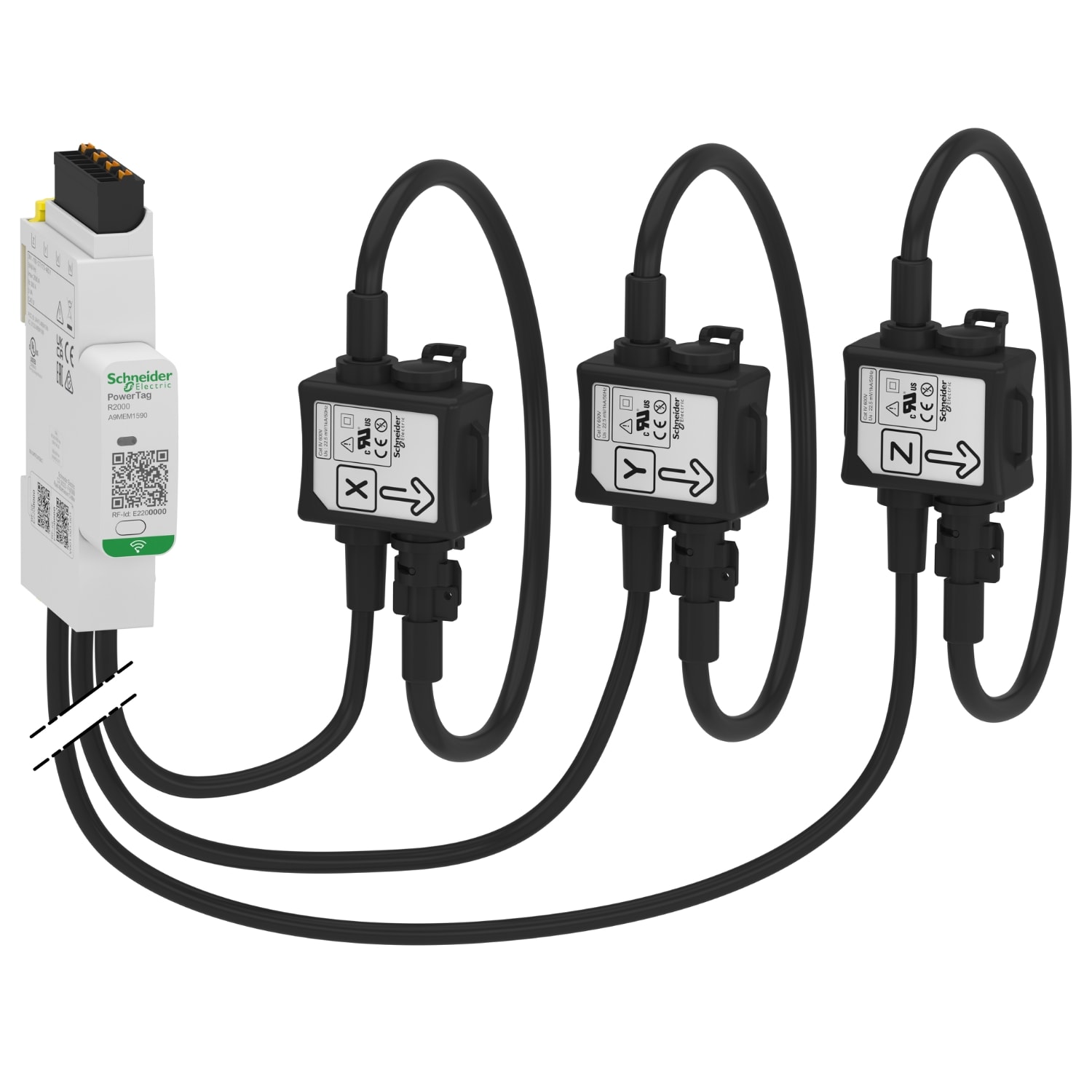 SCHNEIDER ELECTRIC - SNRA9MEM1590 POWERTAG ROPE 200A - 3P/3P+N