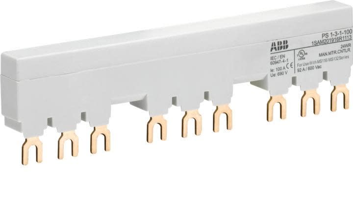ABB SPA - ABBEP 903 7 PS1-3-1-100 BARRE COLL. 100A X3 MS132+1A
