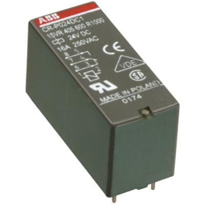 ABB SPA - ABBER 512 4 CR-P024DC1 ALIMENT. 24VDC 1 C/O 250V/16A