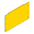 ABB SPA - ABBPF1102 PIASTRA DI FONDO CIECA H=200 MM 36MOD.