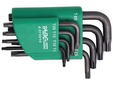 ABC TOOLS SPA - ABCA31101400 SR.8 CH.MASC.CORTE TORX T9-T40