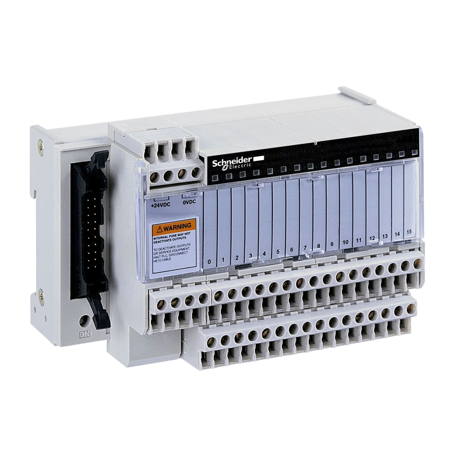 SCHNEIDER ELECTRIC - SNRABE7H16R21 Sottobase di connessione passiva ABE7 - 16 input o output - LED