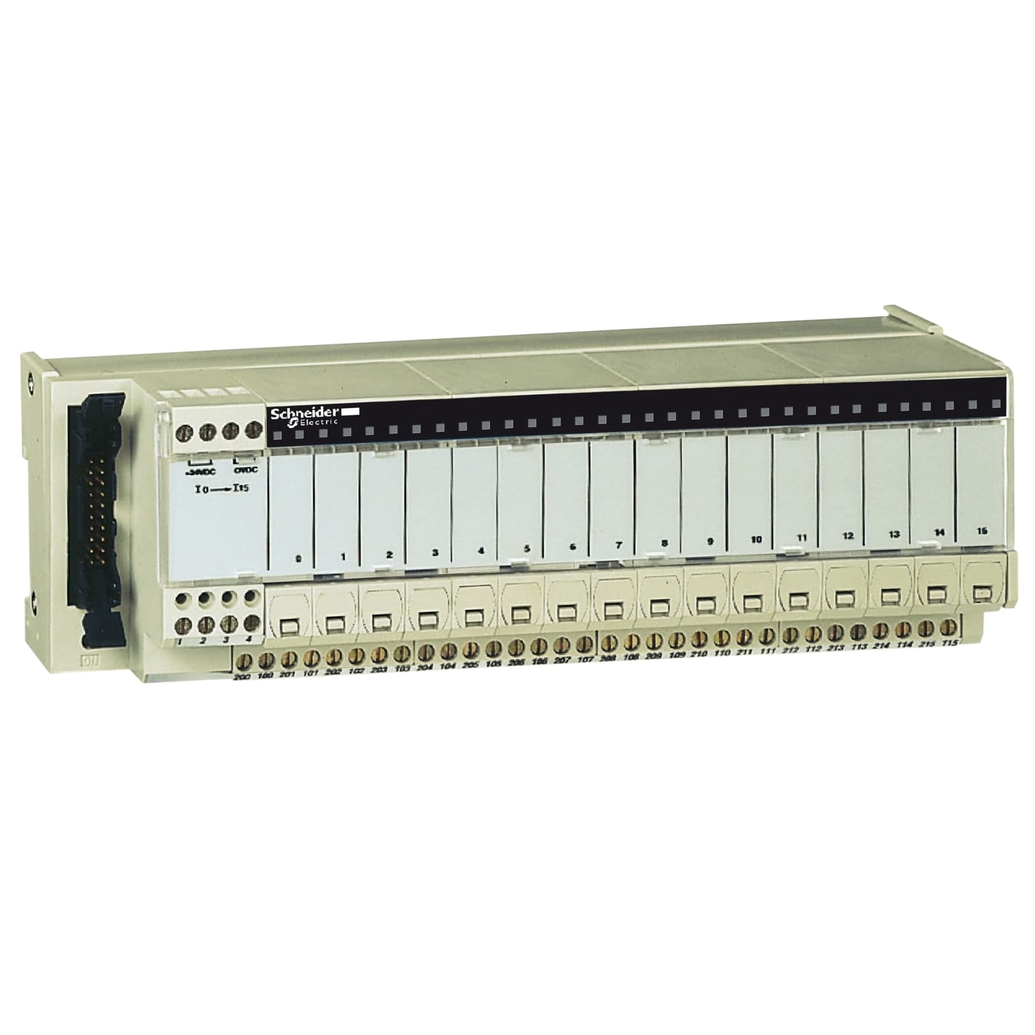 SCHNEIDER ELECTRIC - SNRABE7P16T334 BASE RELE ESTRAIBILI 16 OUT 12,5 MM