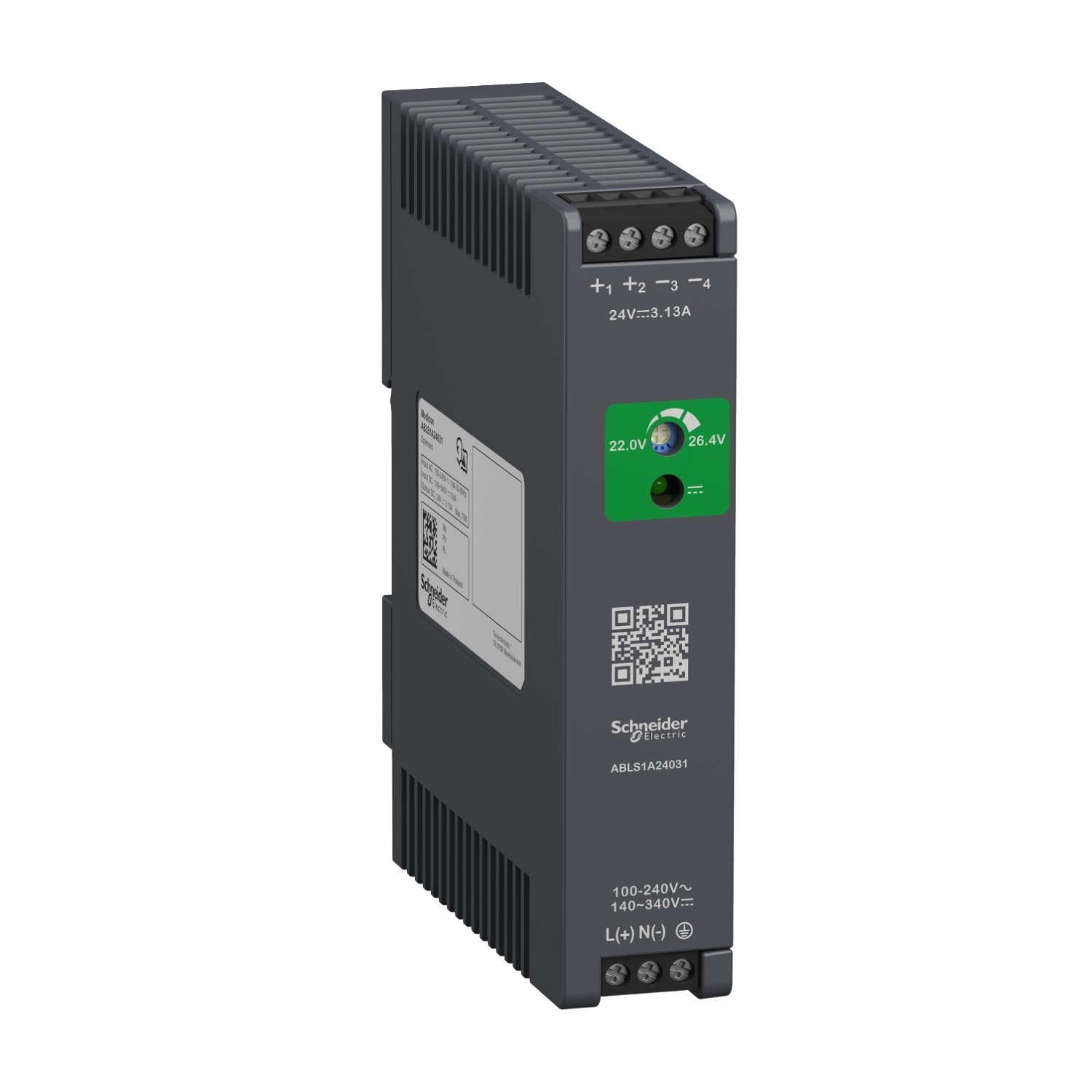 SCHNEIDER ELECTRIC - SNRABLS1A24031 ALIMENTATORE 24V 3.1A 1PH OTTIMIZZATO