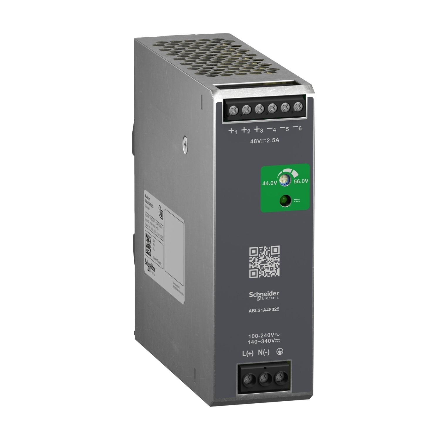 SCHNEIDER ELECTRIC - SNRABLS1A48025 Alimentatori switching, 100-240 V AC, 48 V 2.5 A, monofase, Ottimizzato