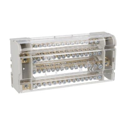 LOVATO - LOVACB4P125D15 RIPARTITORE DI POTENZA 4P 125A 15 CONN.