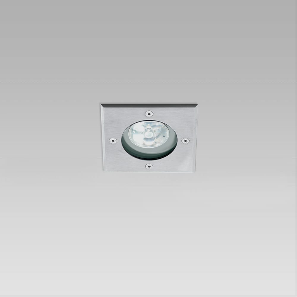 ARCLUCE SPA - ACL0328003A-30 RAY110 GU10 C/V TRAS. INOX QUADRA ON/OFF