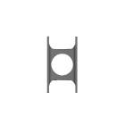 ARCLUCE SPA - ACL1099079X-16 ATTACCO PALO D=60 BIPOSTO