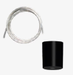 ARCLUCE SPA - ACL1099134X-11 ROSONE BIANCO C/CAVO 3P 1,5M TRASP.