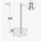 ARCLUCE SPA - ACL1097016X-12 PALO CIL. D76 3,5M C/RID.60X110 C/FIN.