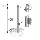 ARCLUCE SPA - ACL1097017X-16 PALO CIL. D76 4,0M C/RID.60X110 C/FIN.