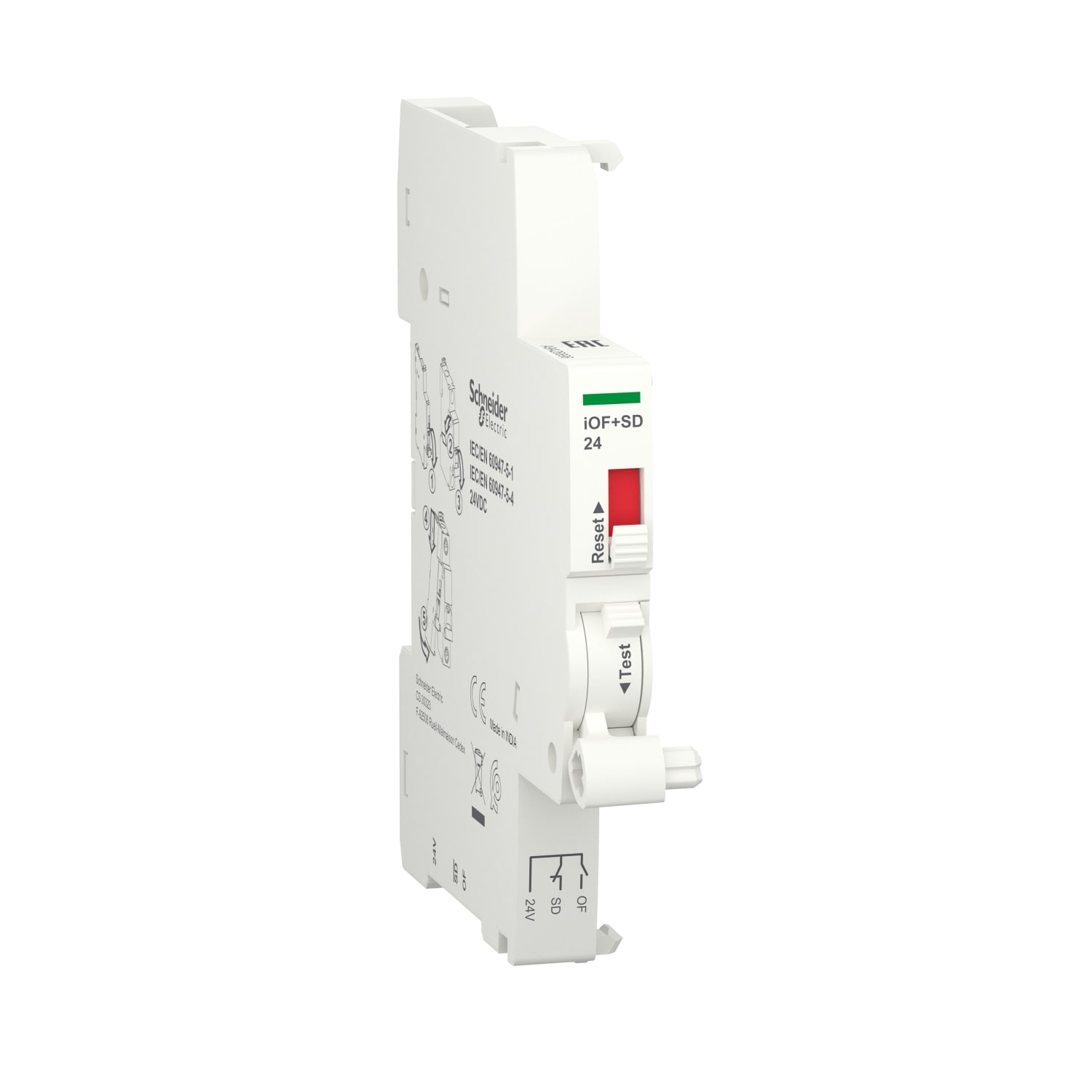 SCHNEIDER ELECTRIC - SNRA9A26898 Aux sgancio e aperto-chiuso 24Vcc iOF+SD24 Ti24 valle per iC40/iC60/iID/iCV40