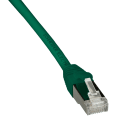 SCHNEIDER ELECTRIC - SNRACTPC6ASFLS05GR Patch cord, Actassi, Category 6A, S/FTP, LSZH, 0.5 m, verde