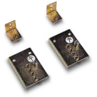 CONCHIGLIA - CON095759627 Acc. Serie GRAFI - Coppia staffe per profilati DIN per GRAFI 7/9, regolabili in profondità