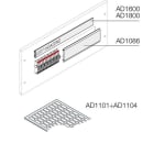 ABB SPA - ABBAD1102 N.192 ETICHETTE 2MOD. 15X27MM (HXL)