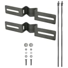 UNIERRE SRL-UNISTAB - URRAD1509FZ 2 staffe acciaio 150x25x2mm-2 fascette-z