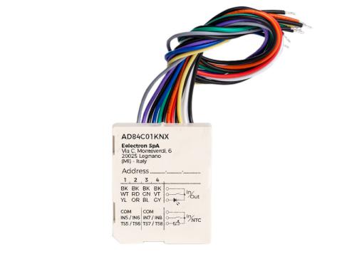 EELECTRON SPA - EEXAD84C01KNX INTERFACCIA ANAL. DIG. 8IN/4OUT LED