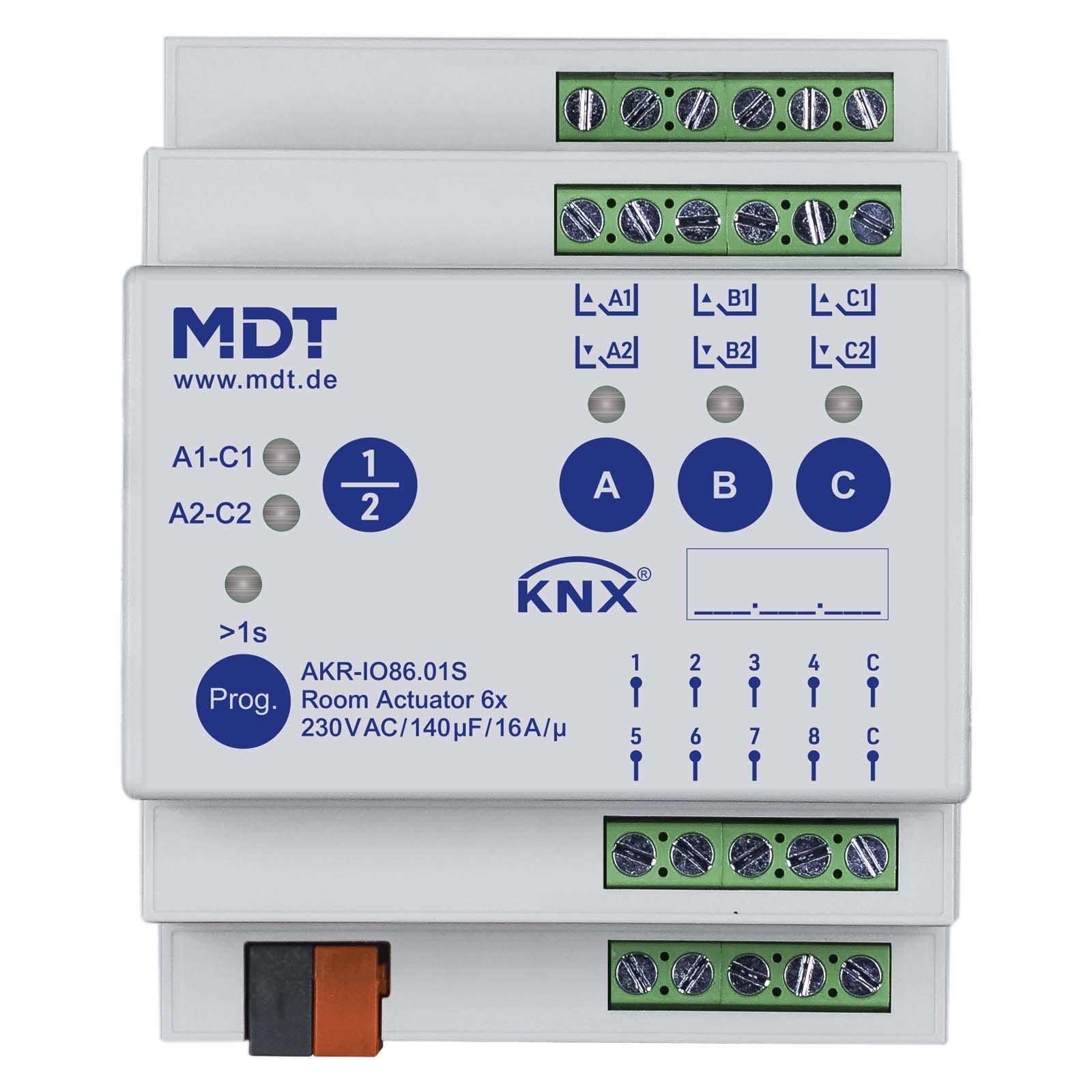 MDT ITALIA SRL - EYGAKR-IO86.01S Attuatore multif. 6OUT/8IN,16A