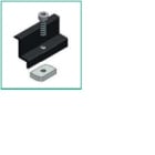 ALUSISTEMI - ALUATL004.8040-N MORSETTO FINALE FISS. PANN. - CON VITE +