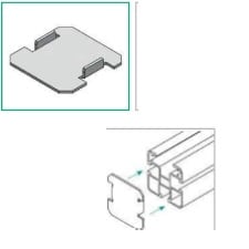 ALUSISTEMI - ALUATL047.4545 TAPPO COPRIFORO 45X45 - IN ALLUMINIO