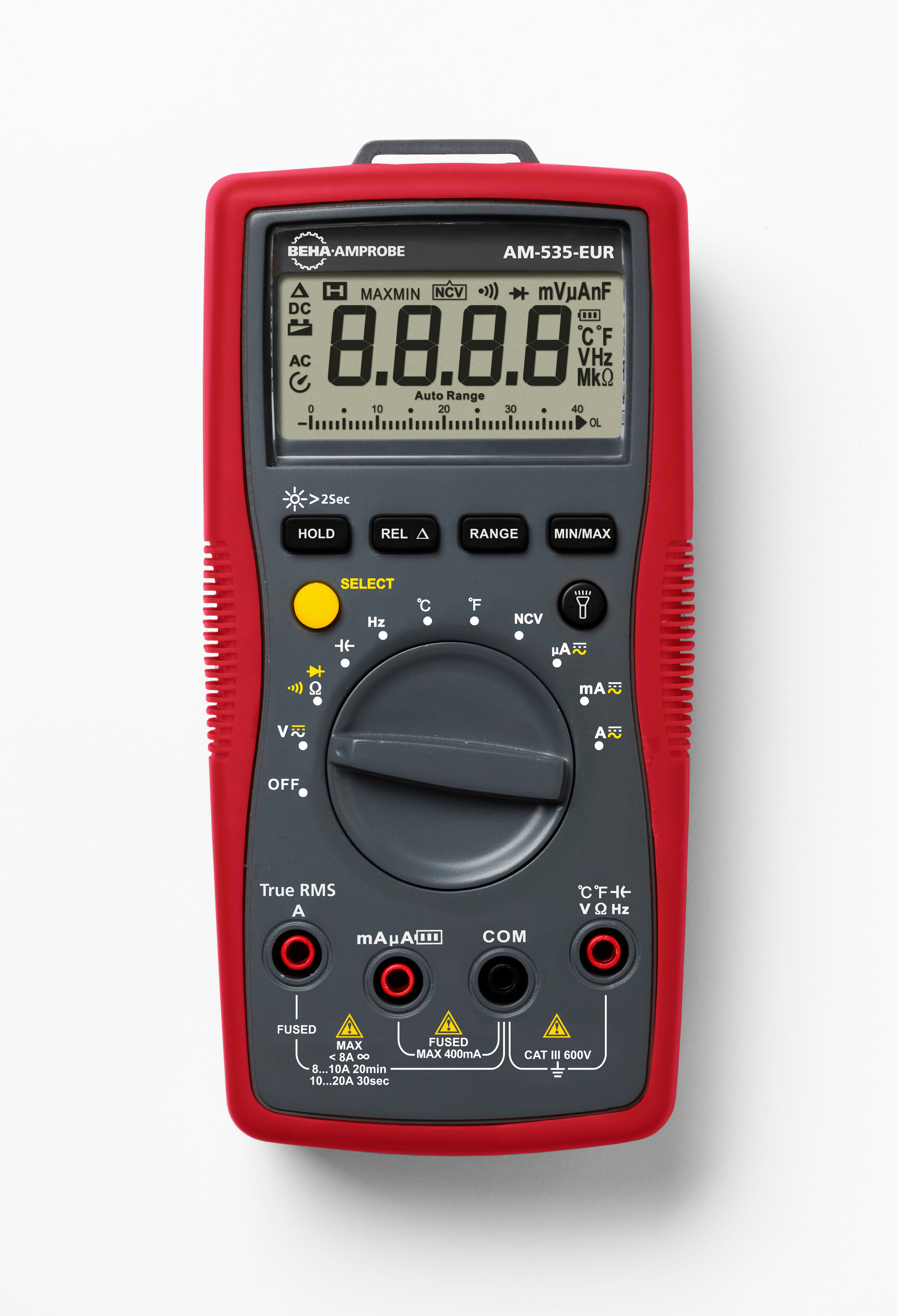 FLUKE ITALIA SRL - FLK4701027 AM535EUR MULTIMETRO DIGIT TRMS C/PUNTALI