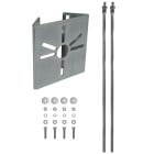 UNIERRE SRL UNIPERSO - URRAM1957FZ STAFFA ACCIAIO 107X107X2MM-ZINC.GAL-PALI