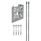 UNIERRE SRL-UNISTAB - URRAM2957FZ STAFFA ACCIAIO 120X140X2MM -ZINC.GAL-PAL