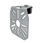 UNIERRE SRL UNIPERSO - URRAM2980FZ STAFFA ACCIAIO-TESTA PALO D.80MM-TAPPOAB