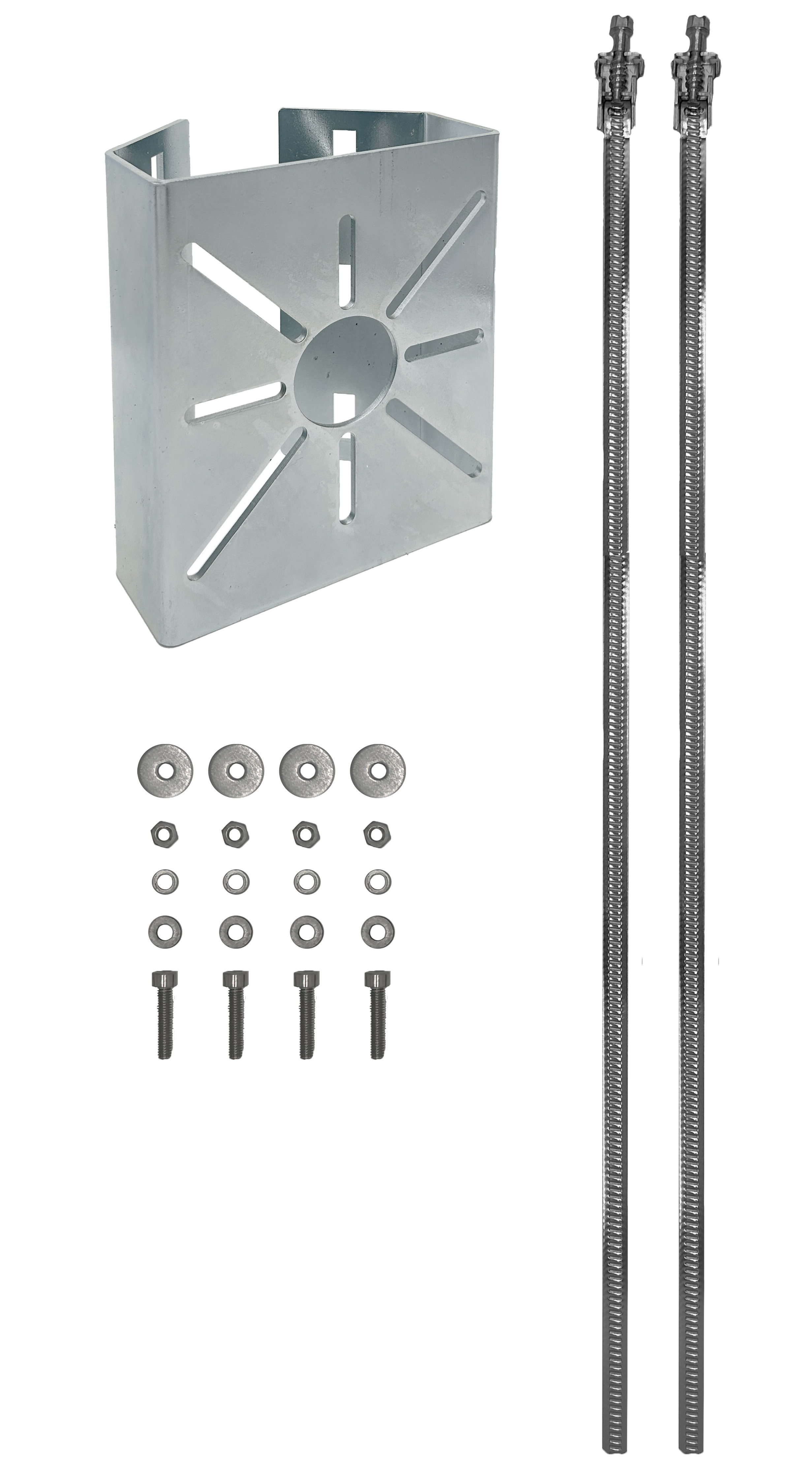 UNIERRE SRL-UNISTAB - URRAM3959FZ STAFFA150X180MM ACCZG 2FASCETTE PALID60/