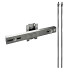 UNIERRE SRL-UNISTAB - URRAM4026FZ STAFFA ACCIAIO 420MM-2 FASCETTE-ZINC.GAL