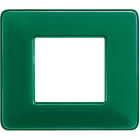 BTICINO - BTIAM4802CVS MATIX - PLACCA 2P COLORS SMERALDO
