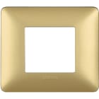 BTICINO - BTIAM4802MGL MATIX - PLACCA 2P GOLD