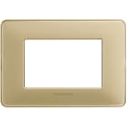 BTICINO - BTIAM4803CAV MATIX - PLACCA 3P COLORS AVORIO