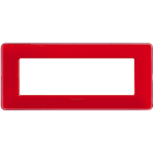 BTICINO - BTIAM4806CRD MATIX - PLACCA 6P COLORS CORALLO