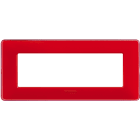 BTICINO - BTIAM4806CRD MATIX - PLACCA 6P COLORS CORALLO