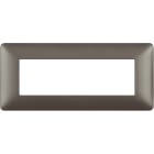 BTICINO - BTIAM4806MIR MATIX - PLACCA 6P IRON