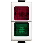 BTICINO - BTIAM5064V MATIX - PORTALAMPADA ROSSO/VERDE