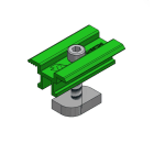 ALUSISTEMI - ALUAMCN.10.2835.V CENTRALE UNIVERSALE OMNI FIX - VERDE - C
