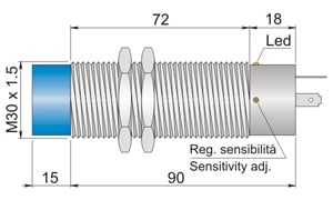 AECO SRL - ACOCAP000023 SC30M-AE25 NO/NC K