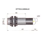 AECO SRL - ACOFT1000275 FT18EL-CP NPN NO+NC