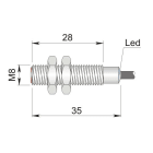 AECO SRL - ACOI08000007 SI8-C1 NPN NC S