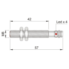 AECO SRL - ACOI08000030 SI8-C1 PNP NO H1