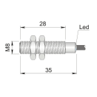 AECO SRL - ACOI08000080 SI8-DC2 PNP NC S
