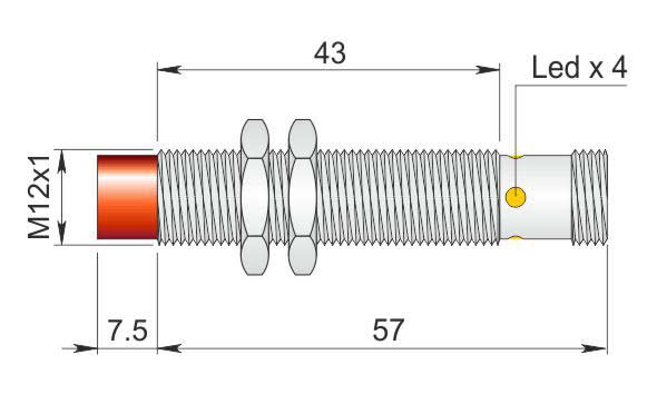 AECO SRL - ACOI12000116 SI12-CE4 PNP NO+NC H