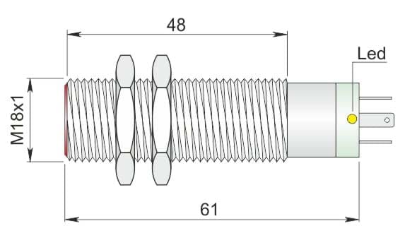 AECO SRL - ACOI18000039 SI18-C5 NPN NO K