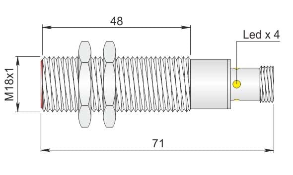 AECO SRL - ACOI18000050 SI18-C5 PNP NC H