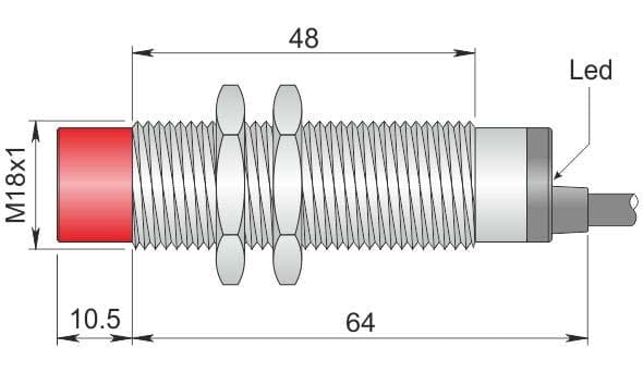 AECO SRL - ACOI18000090 SI18-CE8 PNP NC