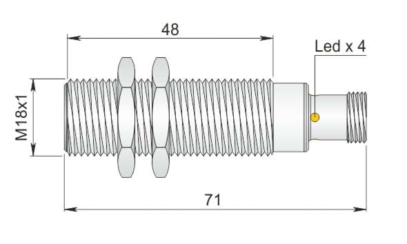 AECO SRL - ACOI18000399 SI18-DC8 PNP NO H